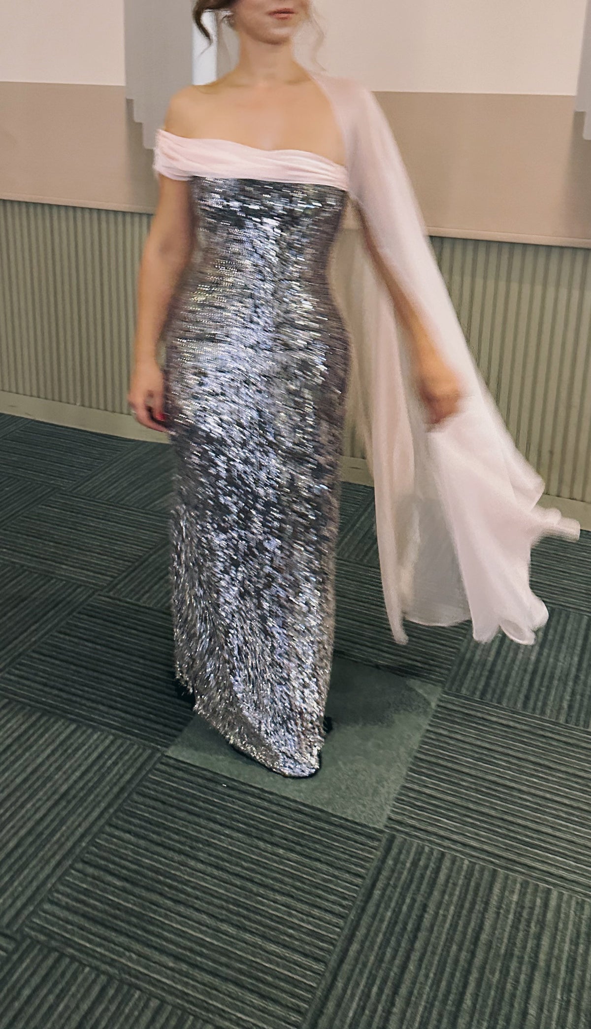 Roccie-Marysia Sequined One Shoulder Maxi Dress-Elbise-4-roqelvaxirum.shop