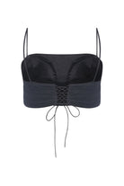 Roccie-Stella Strappy Mini Top With Taffeta And Satin Mix-Top-5-roqelvaxirum.shop