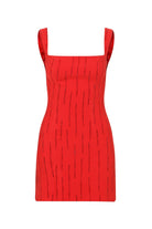 Roccie-Viola Crystal Embellished Mini Dress-Elbise-1-roqelvaxirum.shop