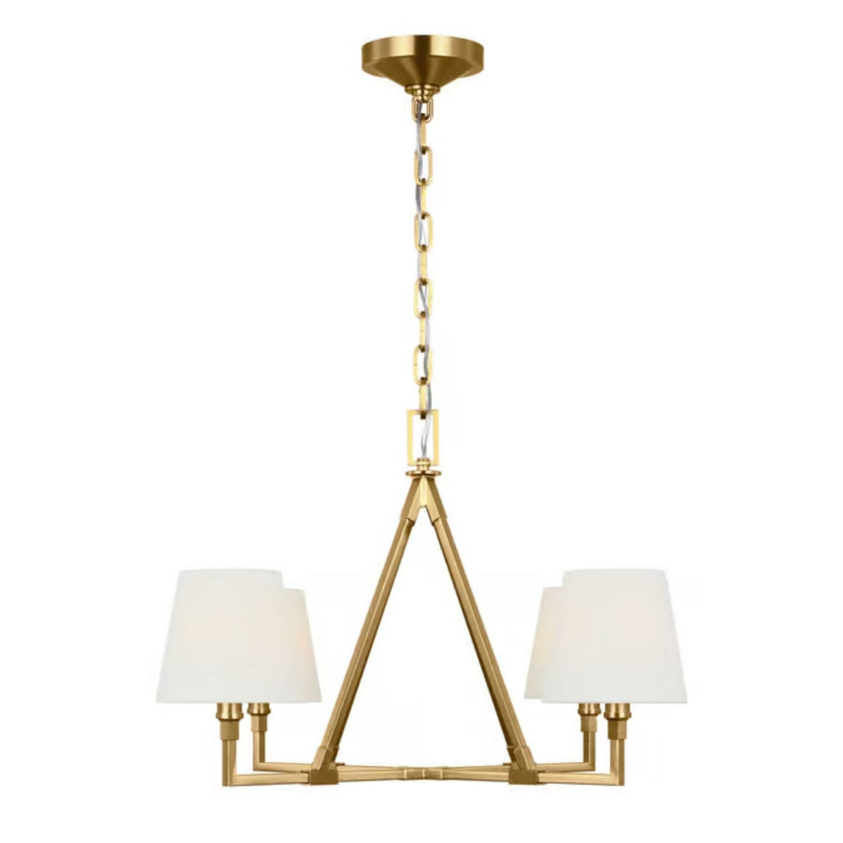 Phaedra Modern Lüks Kumaş Şapkalı Geometrik Askılı Salon Avizesi Pha-1724