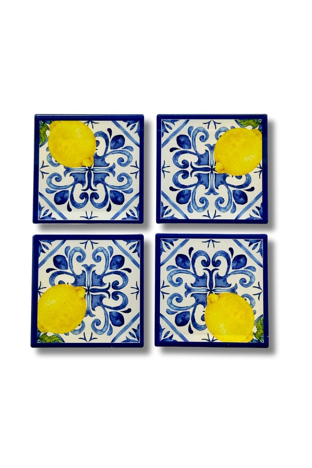 Rooms Design Studio-Limoncello Bardak Altlığı 4'lü Set-Bardak Altlığı-2-roqelvaxirum.shop