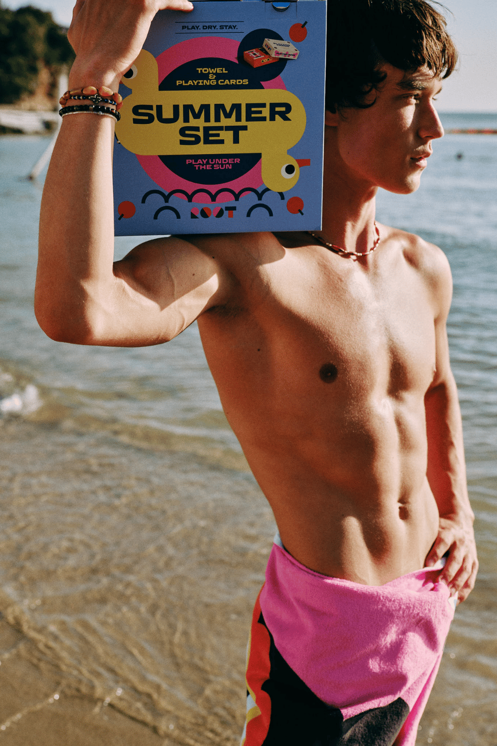Summer Set | Daisy Plaj Havlusu Ve Oyun Kartları Seti - 3