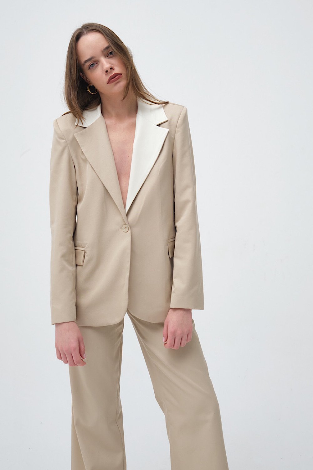Roselenda-San Pedro Beige Jacket-Ceket-1-roqelvaxirum.shop