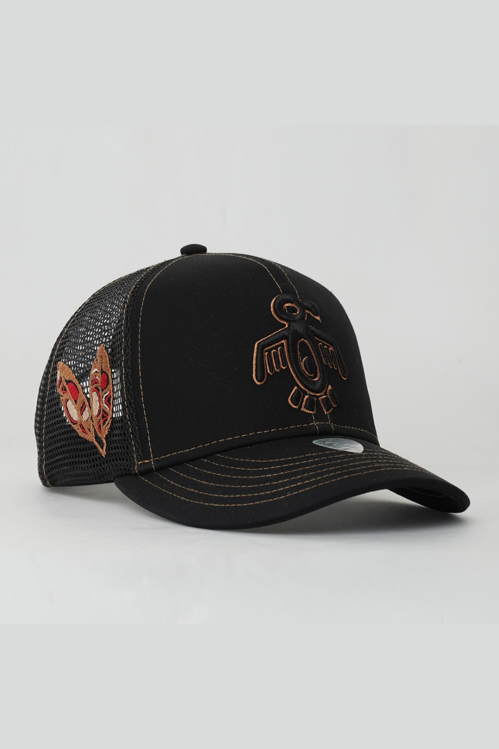 RustandRich-Baseball Şapka The Indians Collection Red Indian Siyah/gold Unisex-Şapka-3-roqelvaxirum.shop