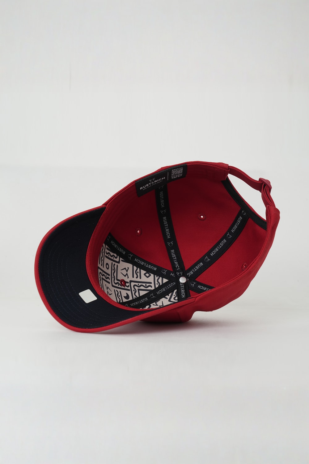 RustandRich-Baseball Şapka Timeless Collection Basic Kırmızı Unisex-Şapka-5-roqelvaxirum.shop