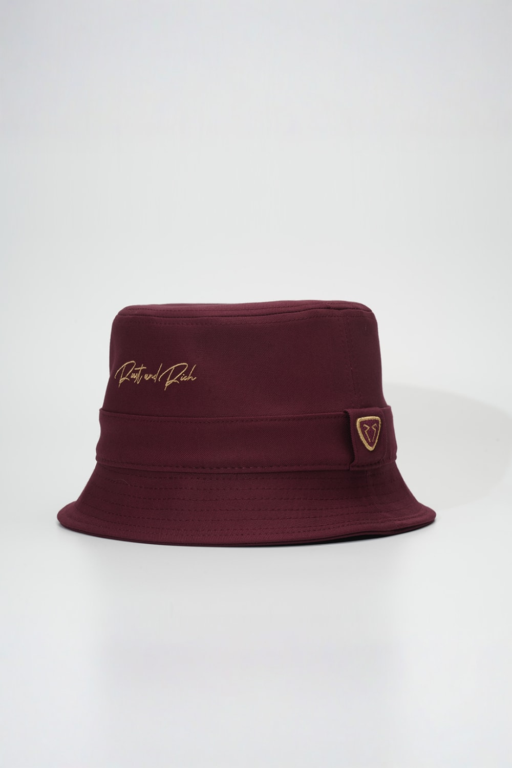 RustandRich-Bucket Şapka Timeless Collection Basic Bordo Unisex-Şapka-2-roqelvaxirum.shop