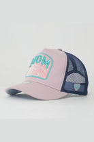 RustandRich-Trucker Şapka Motto Collection Mom Pudra Unisex-Şapka-1-roqelvaxirum.shop