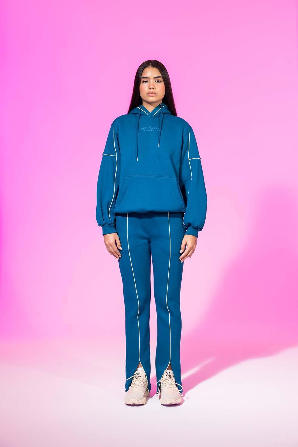 SBNM-Petrol Blue Sweatshirt-Sweatshirts & Hoodies-1-roqelvaxirum.shop