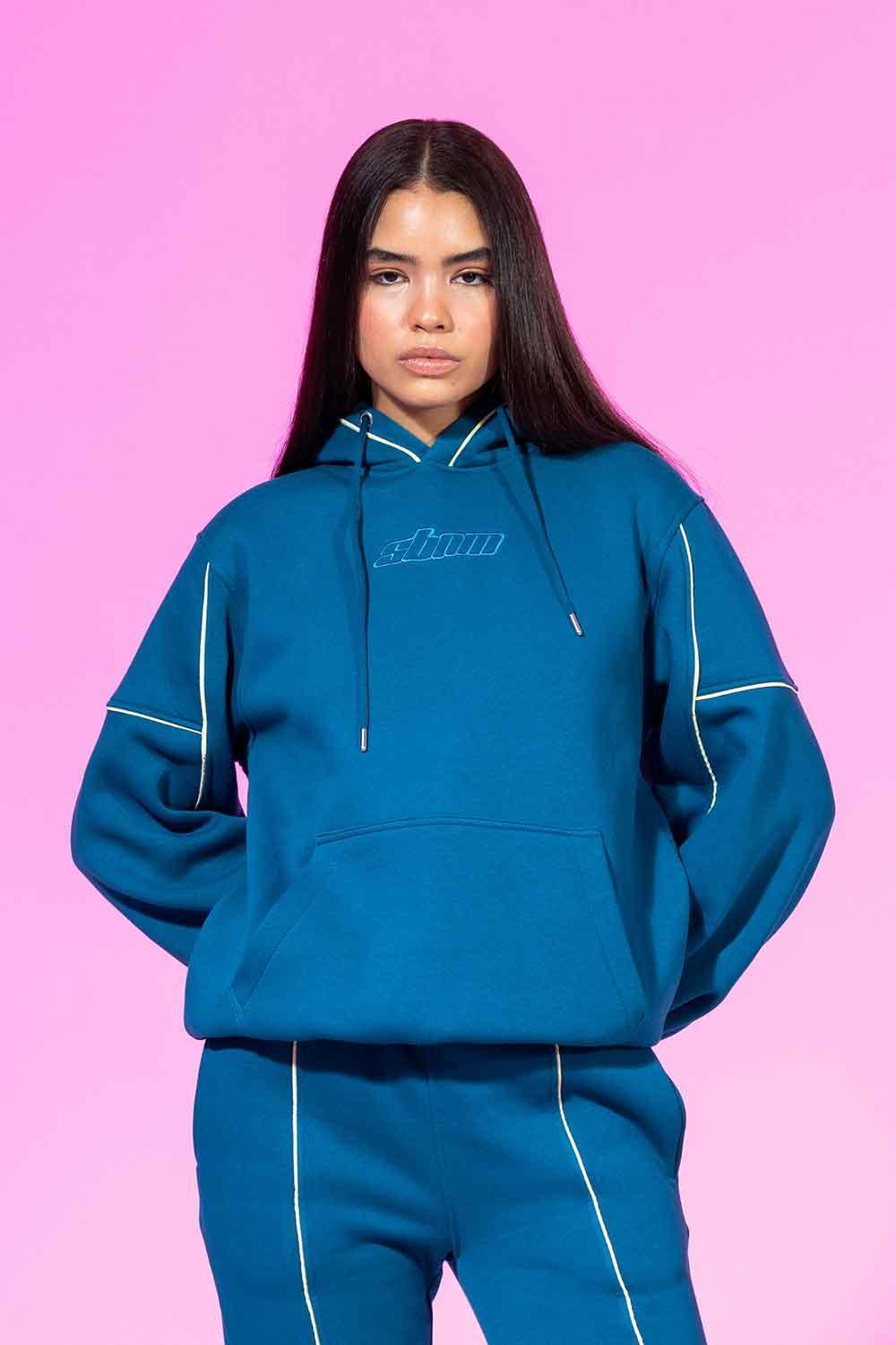 SBNM-Petrol Blue Sweatshirt-Sweatshirts & Hoodies-3-roqelvaxirum.shop