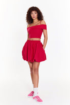 SBNM-Pink Off Shoulder Top-Top-5-roqelvaxirum.shop