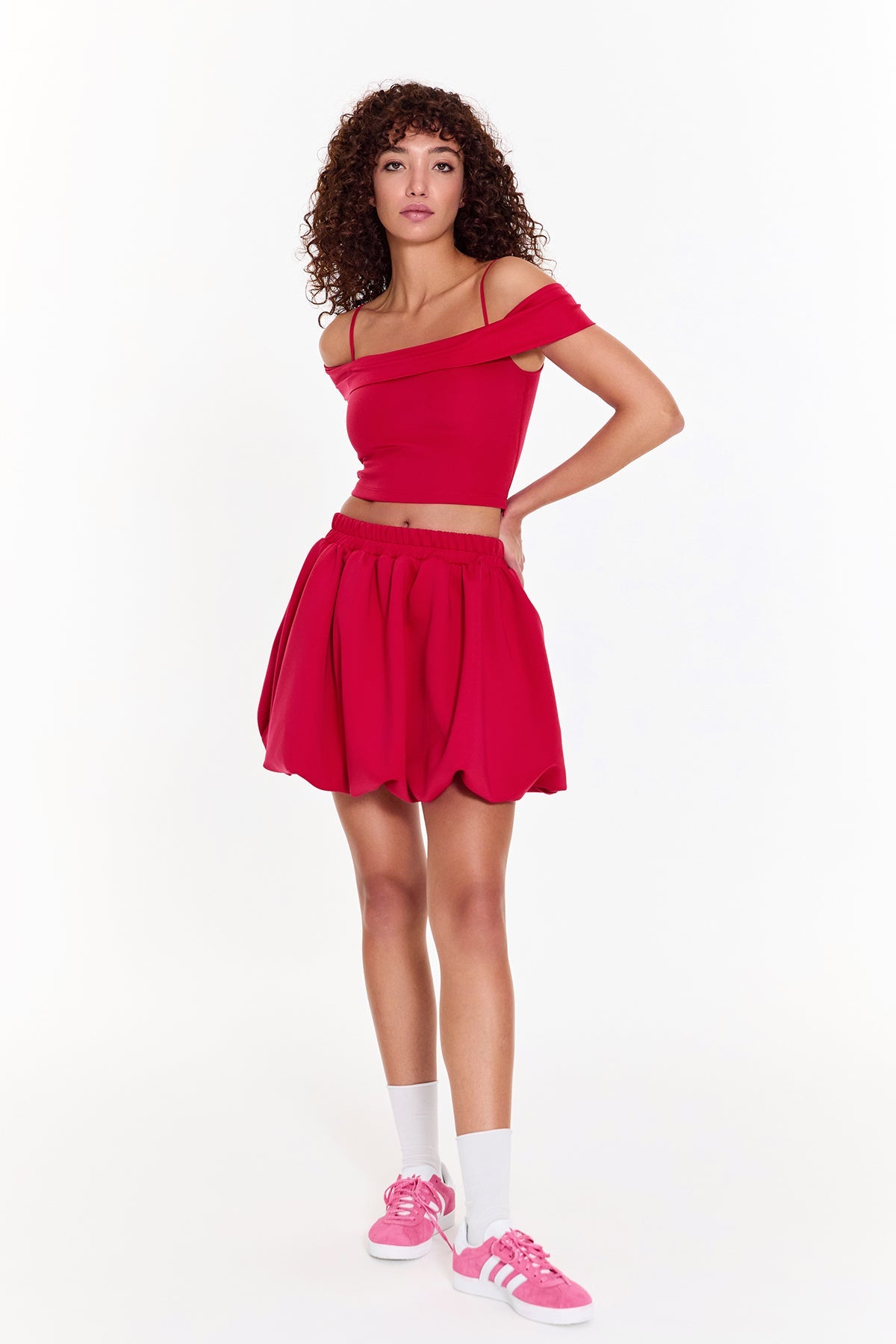 SBNM-Pink Off Shoulder Top-Top-6-roqelvaxirum.shop