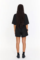 SBNM-Pull On Yoga Tee In Black-T-Shirts-3-roqelvaxirum.shop