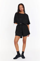 SBNM-Pull On Yoga Tee In Black-T-Shirts-6-roqelvaxirum.shop