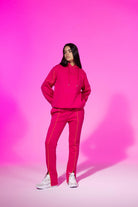 SBNM-Ruby Pink Sweatshirt-Sweatshirts & Hoodies-5-roqelvaxirum.shop