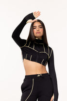 SBNM-Yellow Contrast Crop Top-Crop Top-3-roqelvaxirum.shop