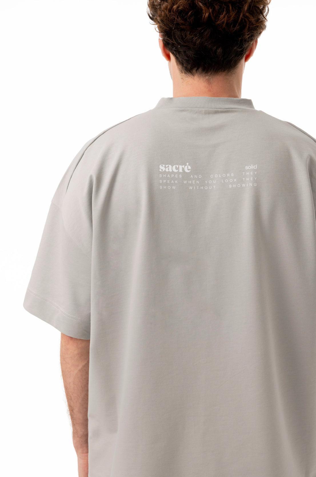 Sacré-Solid Stone Tee-T-Shirts-2-roqelvaxirum.shop