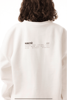 Sacré-Solid White Sweatshirt-Sweatshirts & Hoodies-2-roqelvaxirum.shop