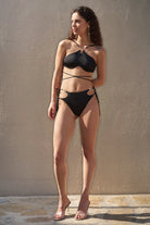Sellie-Eclipse halter-neck strap Siyah Bikini Üstü-Bikini & Mayo-1-roqelvaxirum.shop