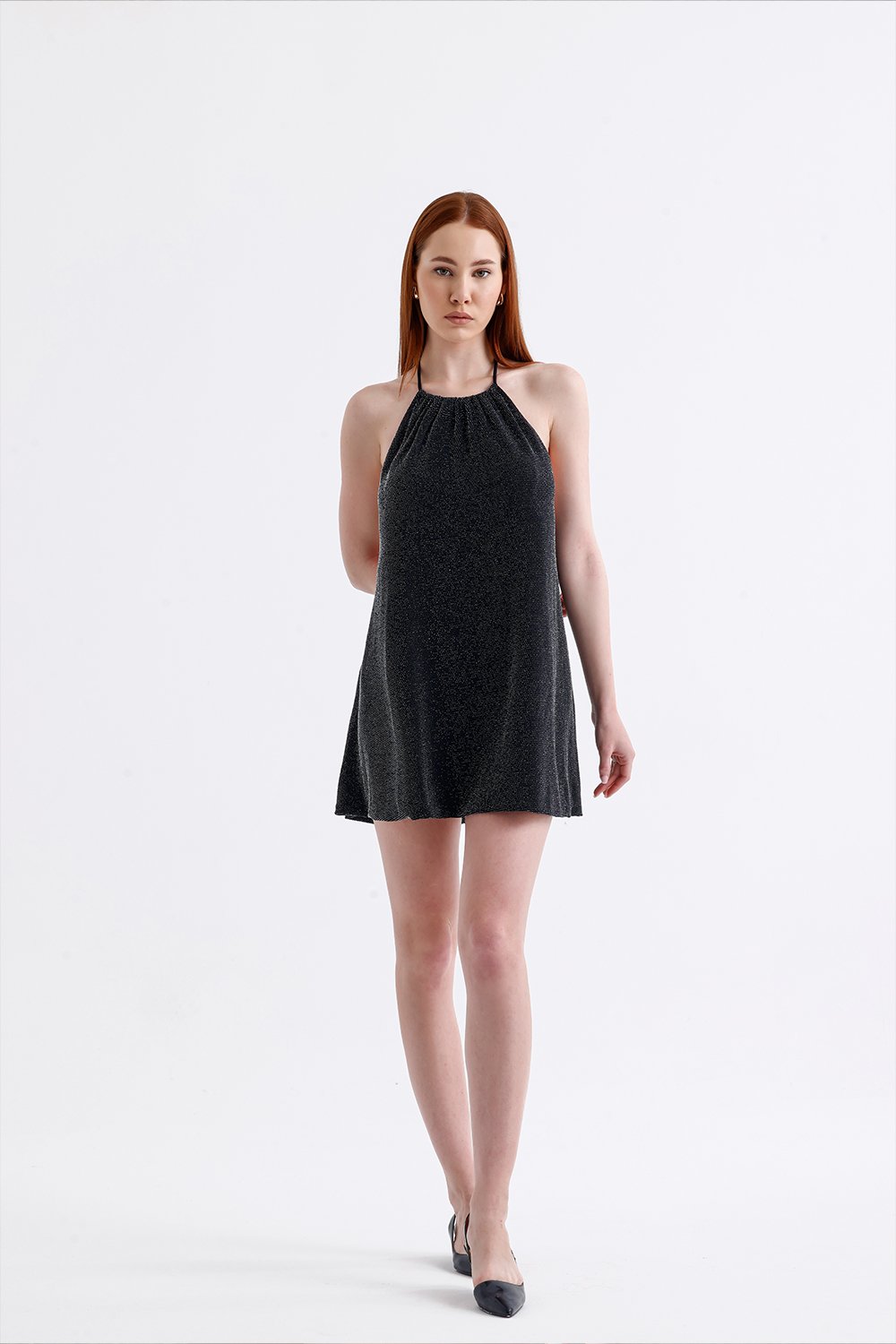 Sellie-Luna Halka Detaylı Mini Elbise-Elbise-3-roqelvaxirum.shop