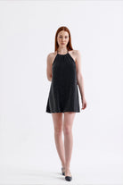 Sellie-Luna Halka Detaylı Mini Elbise-Elbise-3-roqelvaxirum.shop