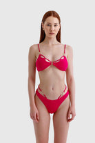 Sellie-Raspberry Siren Halka Detaylı Bikini Üstü-Bikini & Mayo-4-roqelvaxirum.shop