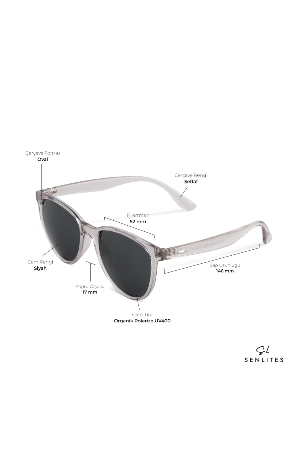 Senlites-Shaye Bianco Unisex Şeffaf Polarize Oval Güneş Gözlüğü-Güneş Gözlüğü-4-roqelvaxirum.shop