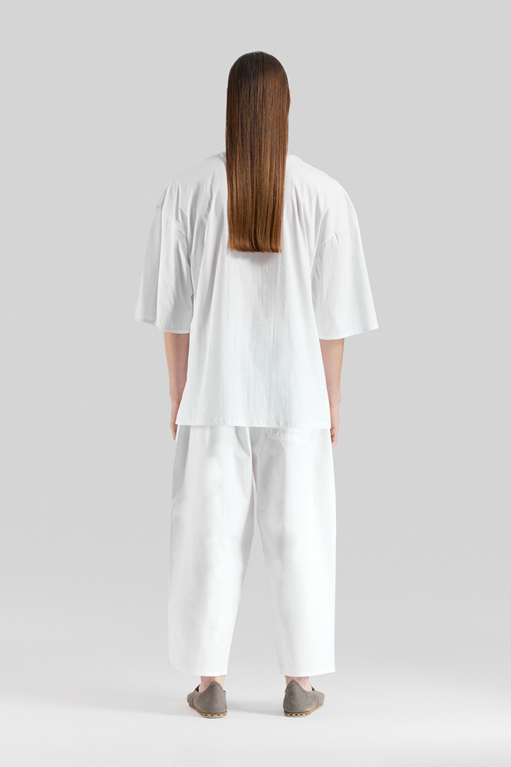 Sertaç Taşdelen-Beyaz %100 Pamuk Yuvarlak Yaka Oversized Erkek T-shirt Model T 01-T-Shirts-3-roqelvaxirum.shop