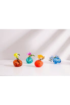 Seym Glass Studio-Mini Luminis Turkuaz-Vazo-3-roqelvaxirum.shop