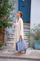 Sfida İstanbul-Keten / Pamuk Kaftan. Linen / Cotton Caftan - Ar006-Elbise-4-roqelvaxirum.shop