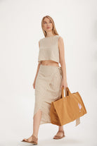 Sfida İstanbul-Lulu Bag Mustard - Kanvas Çanta-El Çantası-4-roqelvaxirum.shop