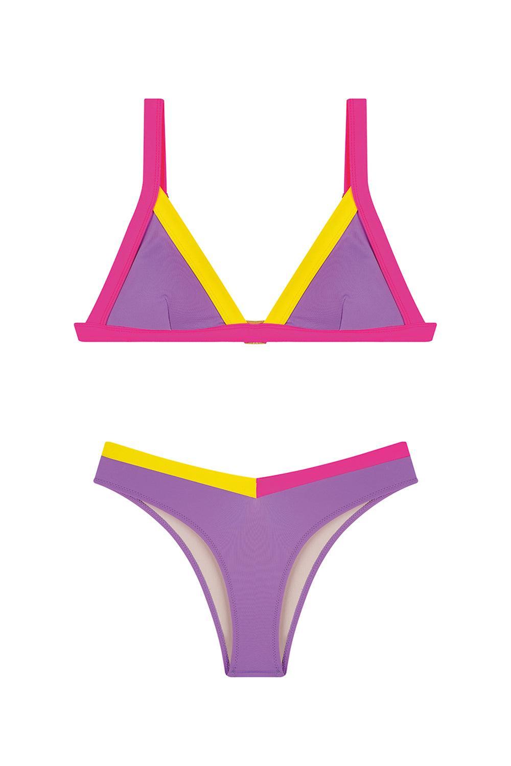 Shikoo Swimwear-Neon Renkli Üçgen Bikini-Bikini & Mayo-5-roqelvaxirum.shop