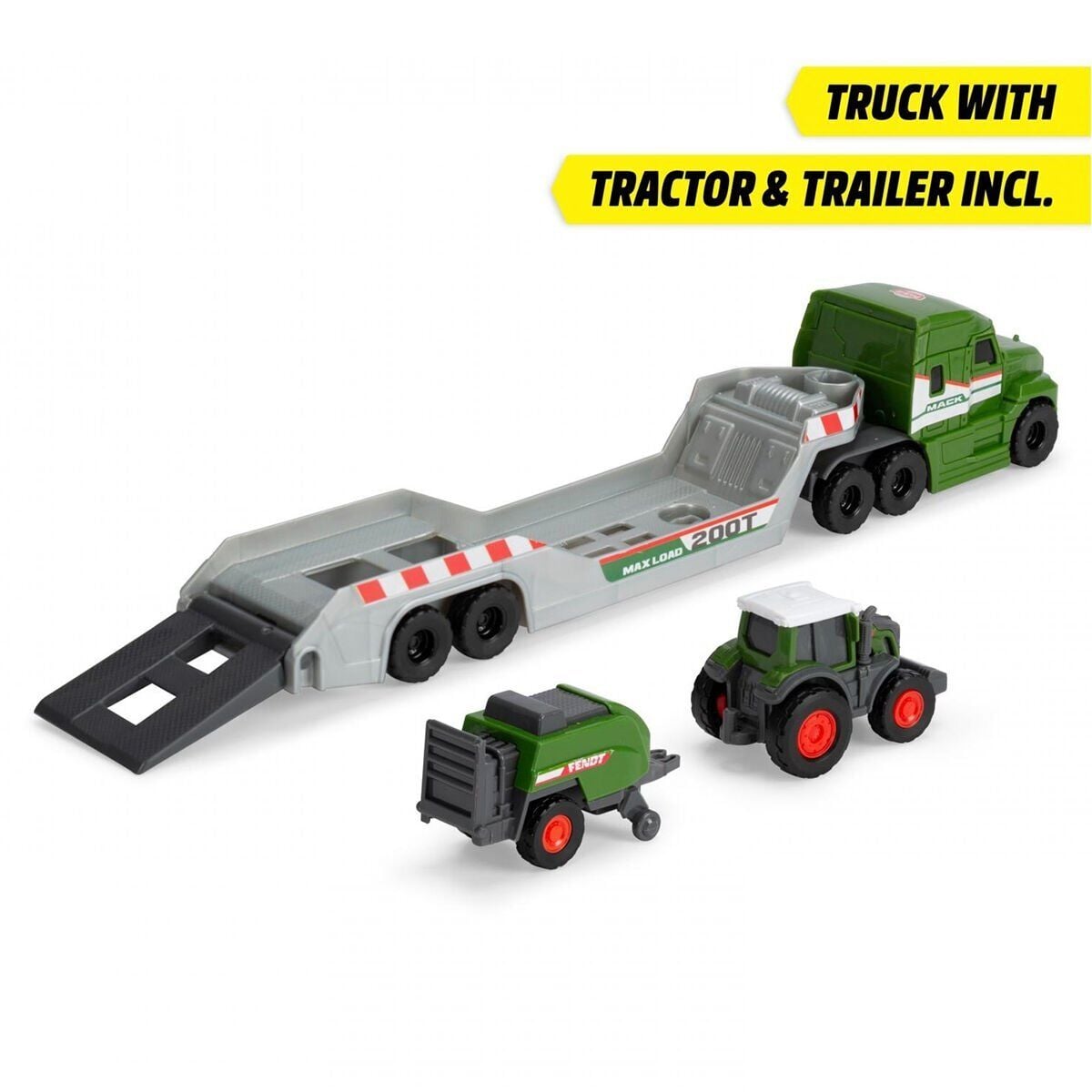 203735006 Fendt Micro Farm Truck Freewheel Mack Truck Trailer With Fendt Tract