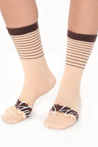 Socks + Stuff-Chocolate Caramel Donut Çorap-Çorap-2-roqelvaxirum.shop