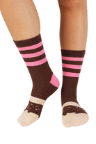 Socks + Stuff-Chocolate Glazed Donut Çorap-Çorap-2-roqelvaxirum.shop