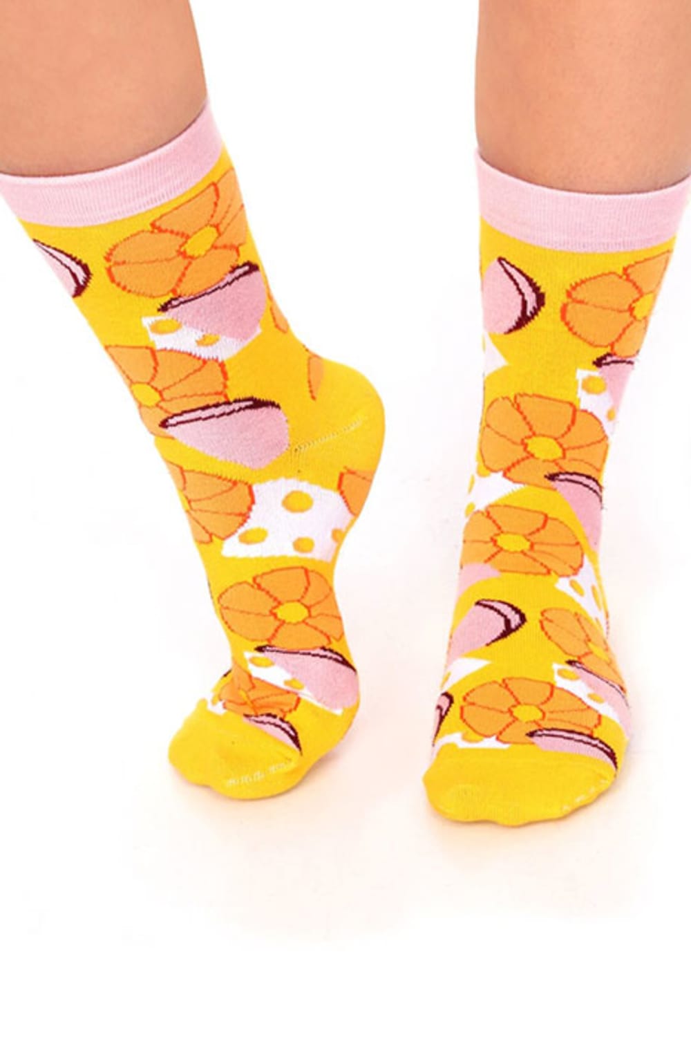 Socks + Stuff-Hawaiian Dilim Pizza Çorap-Çorap-3-roqelvaxirum.shop
