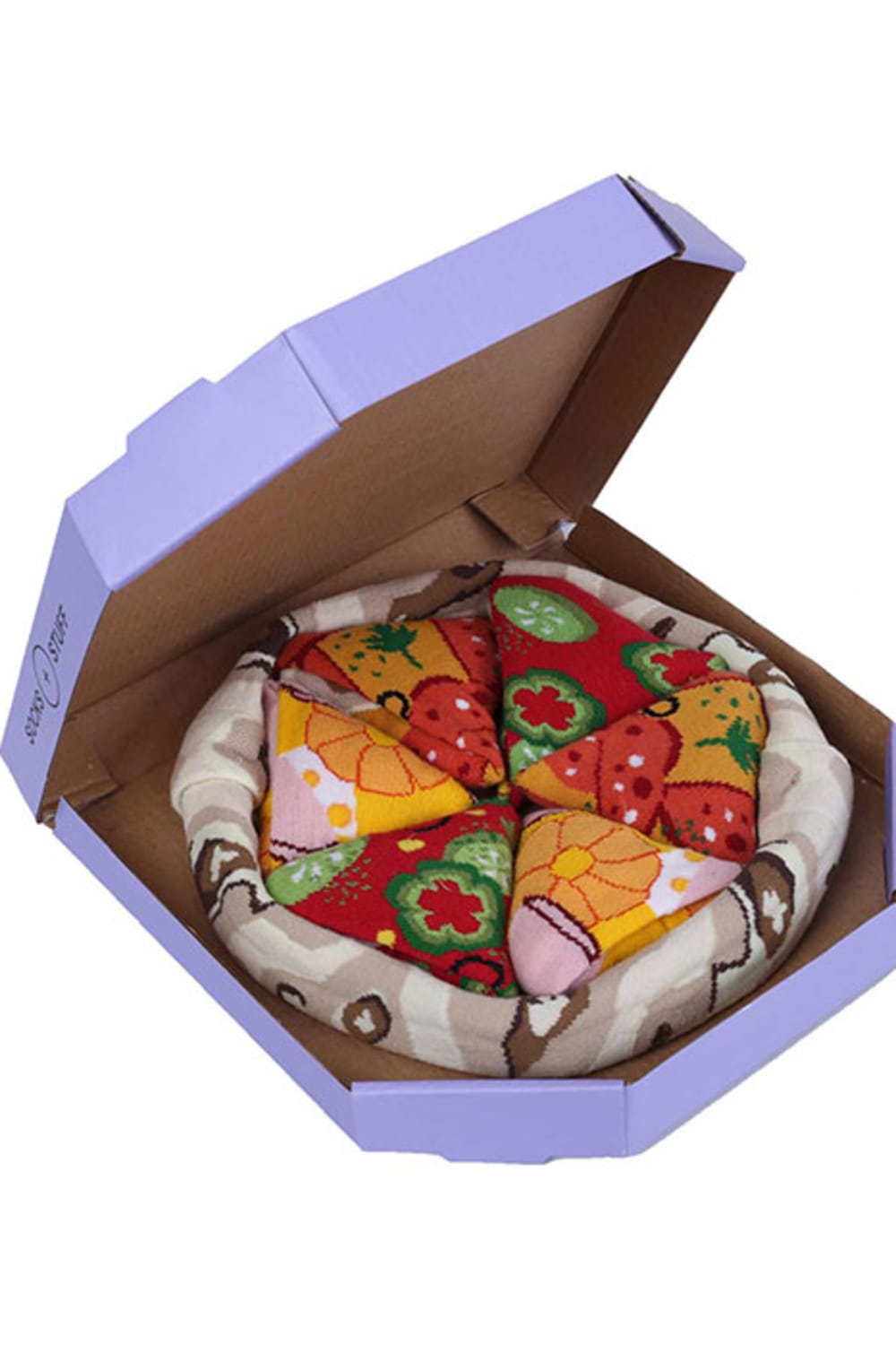 Socks + Stuff-Socks+Stuff Special Mix Pizza Çorap-Çorap-1-roqelvaxirum.shop