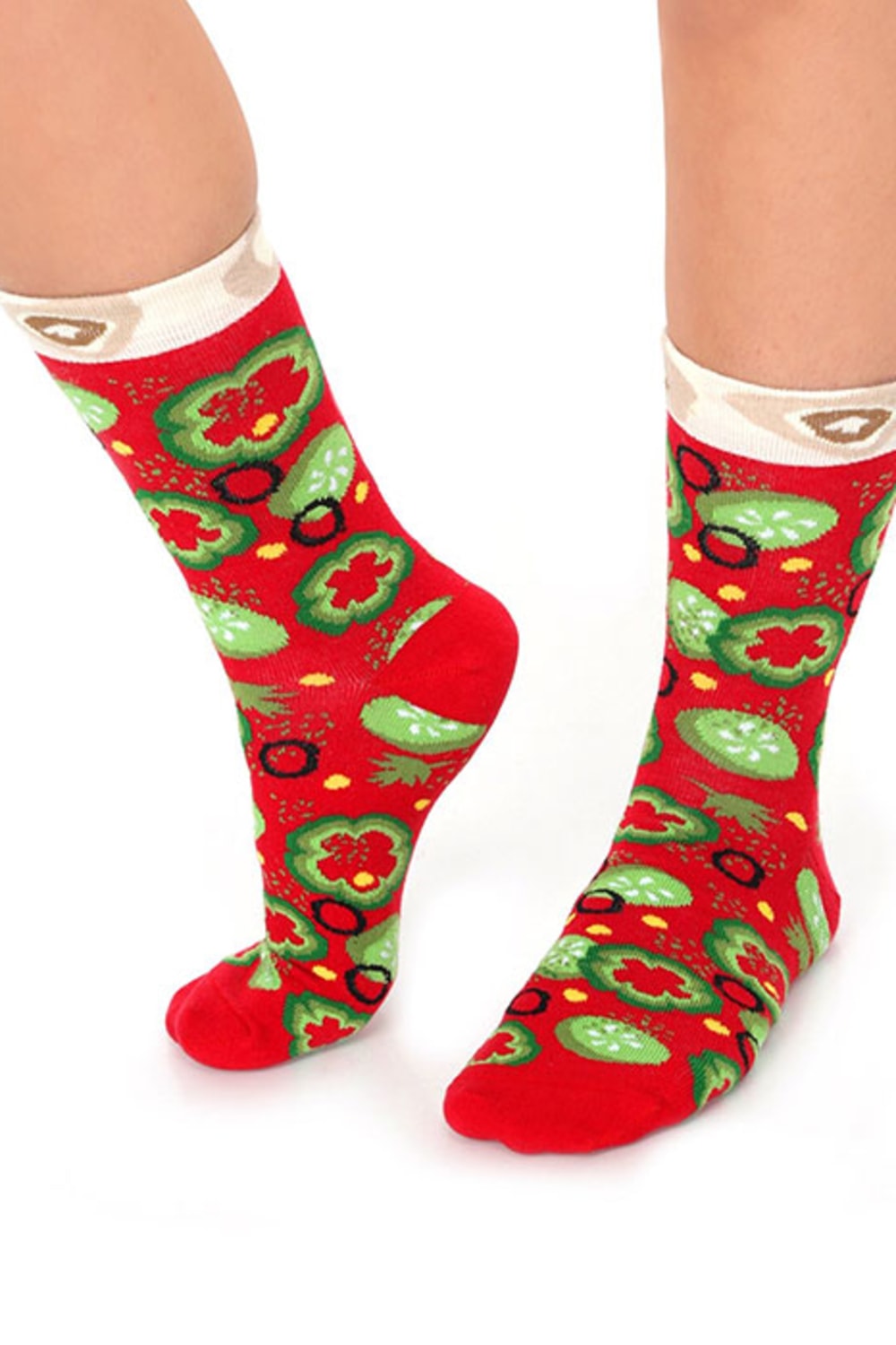 Socks + Stuff-Socks+Stuff Special Mix Pizza Çorap-Çorap-3-roqelvaxirum.shop