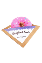 Socks + Stuff-Strawberry Sprinkles Donut Çorap-Çorap-1-roqelvaxirum.shop