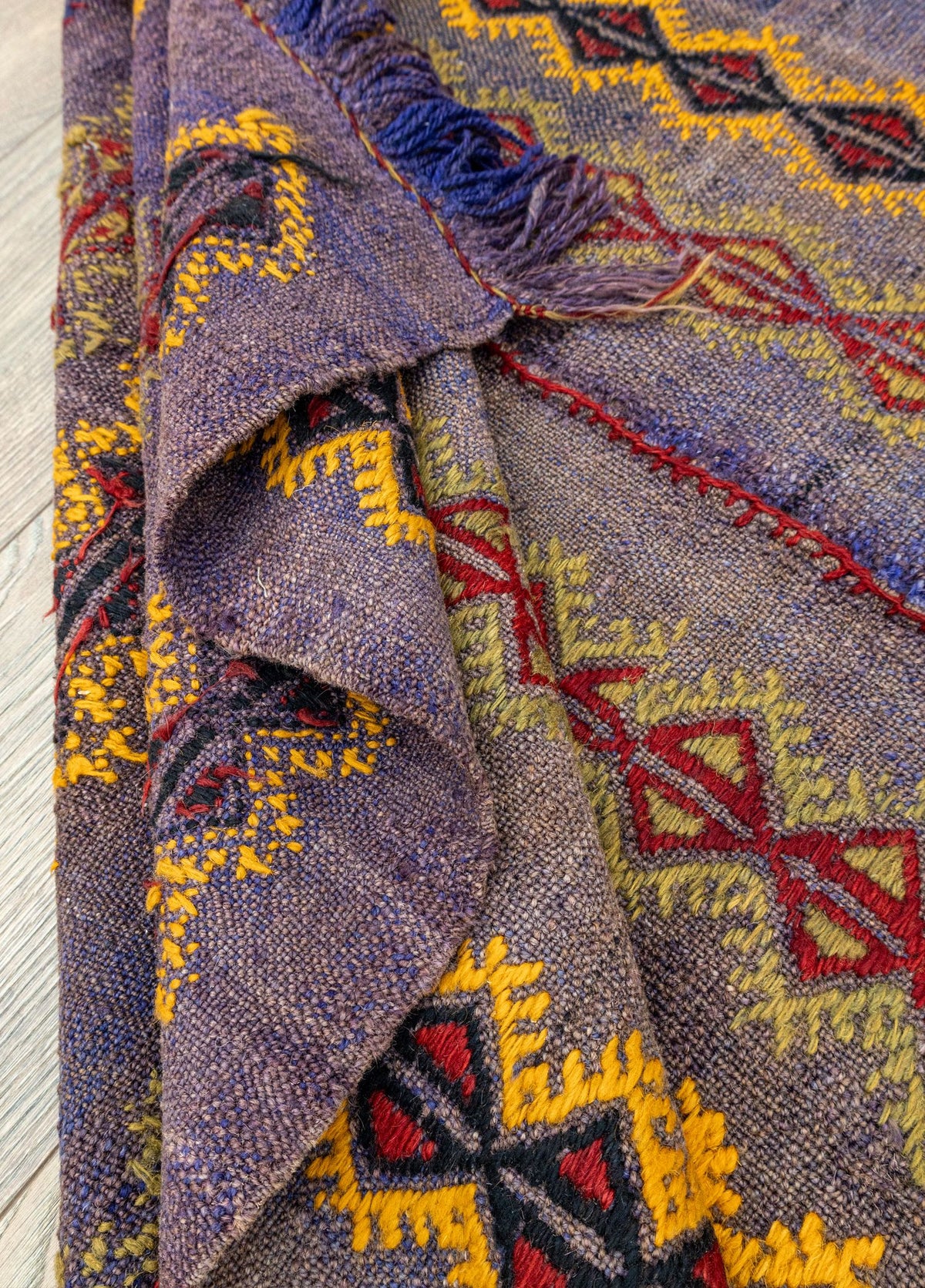 Soho Antiq-Aiden El Dokuma Çift Kanat Yün Cicim Kilim 124x168 Cm-Kilim-5-roqelvaxirum.shop