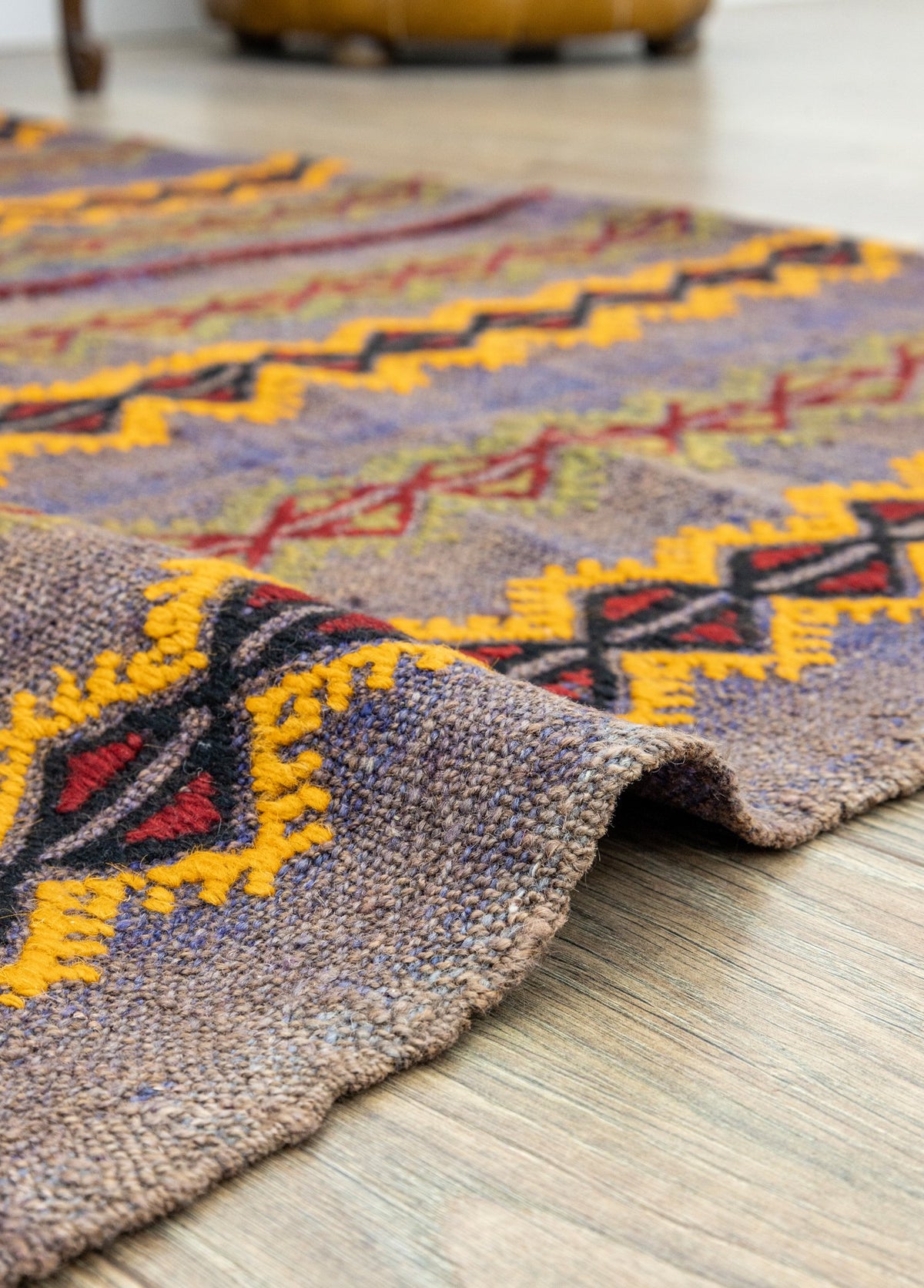 Soho Antiq-Aiden El Dokuma Çift Kanat Yün Cicim Kilim 124x168 Cm-Kilim-6-roqelvaxirum.shop