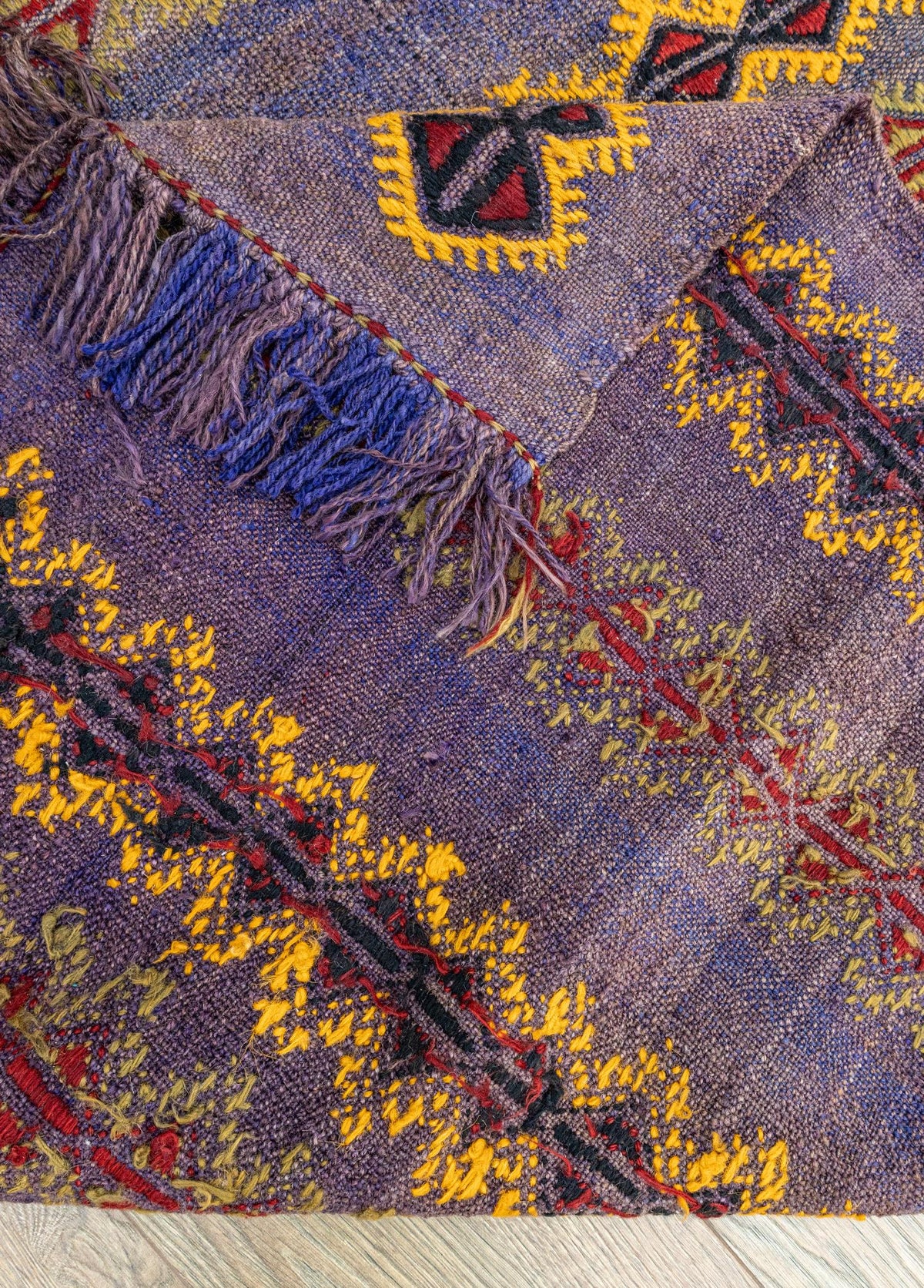 Soho Antiq-Aiden El Dokuma Çift Kanat Yün Cicim Kilim 124x168 Cm-Kilim-7-roqelvaxirum.shop