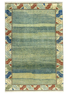 Soho Antiq-Allium El Dokuma Yeşil Azeri Halı 124x187 Cm-Halı-1-roqelvaxirum.shop