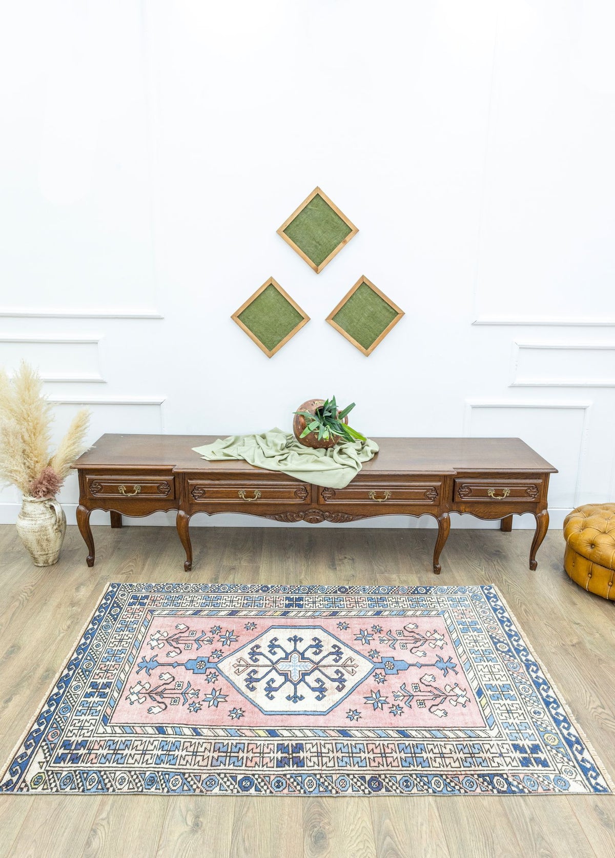 Soho Antiq-Almada El Dokuma Vintage Yün Halı 119x178 Cm-Halı-2-roqelvaxirum.shop