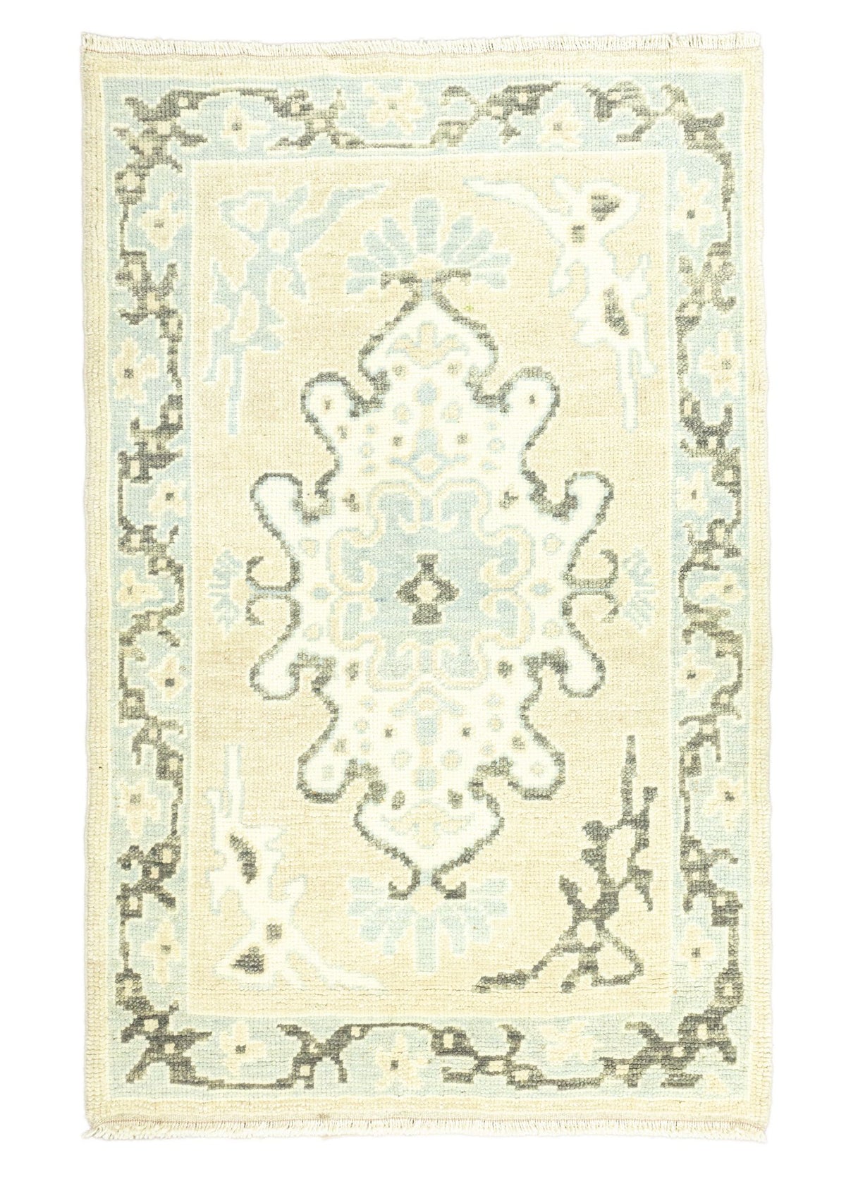 Soho Antiq-Anemon Rustik Tasarımlı Yün Halı 97x149 Cm-Halı-1-roqelvaxirum.shop