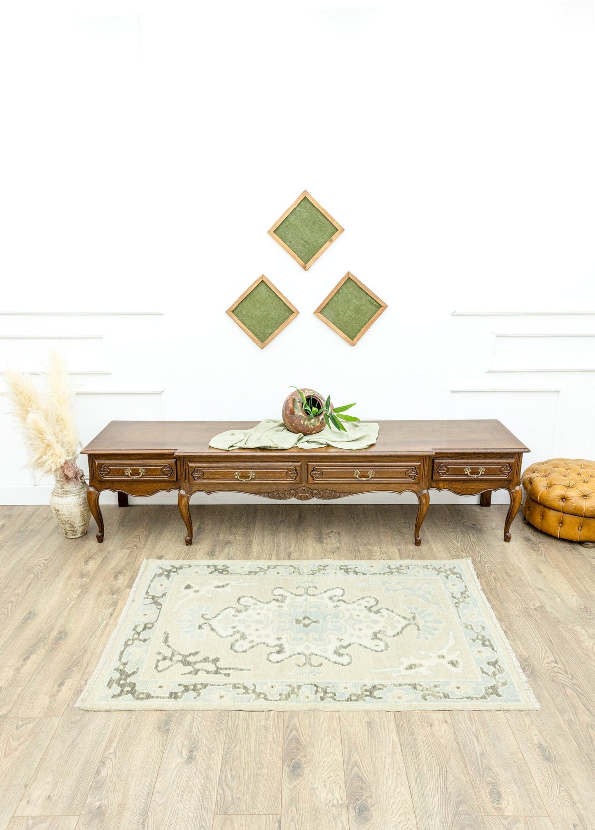 Soho Antiq-Anemon Rustik Tasarımlı Yün Halı 97x149 Cm-Halı-2-roqelvaxirum.shop