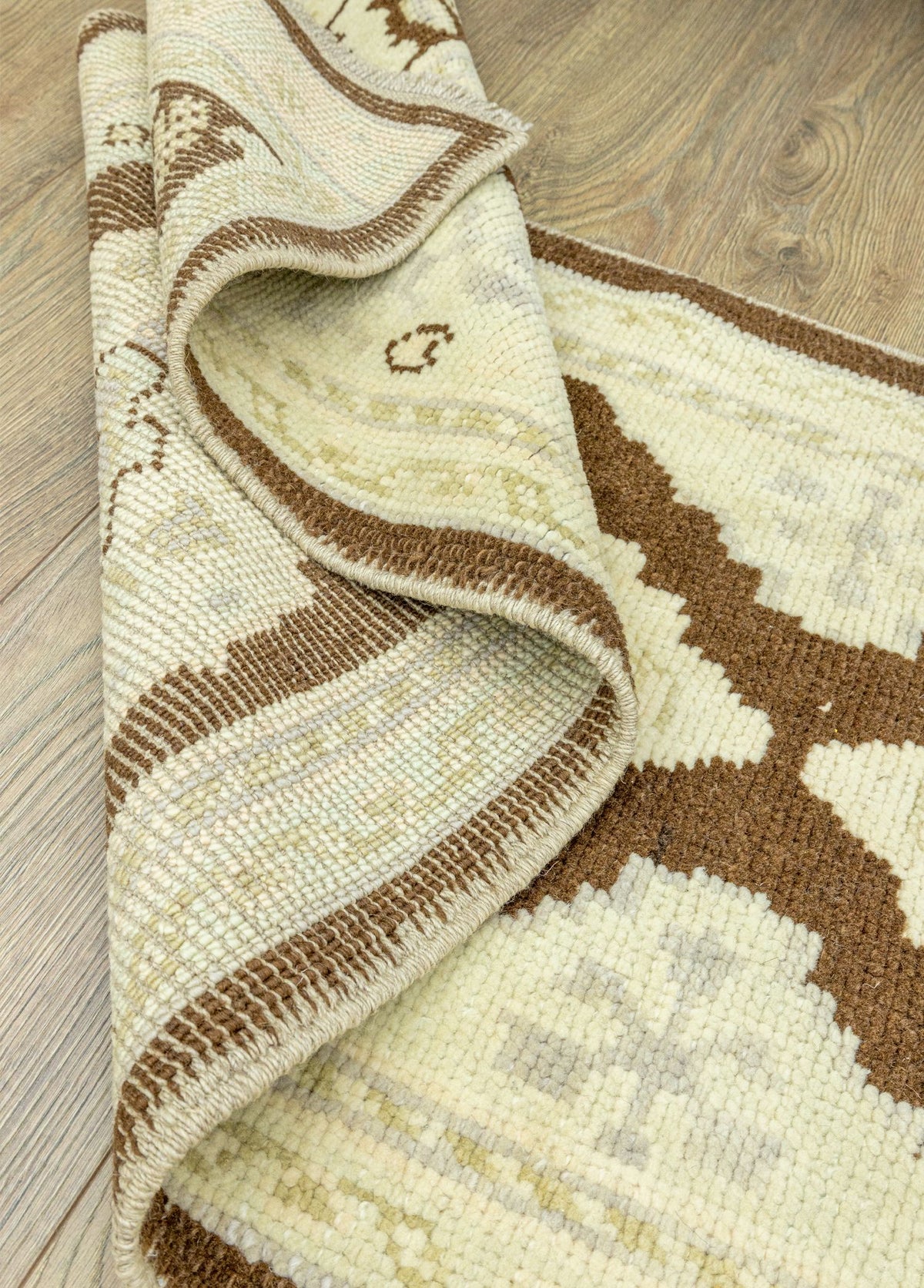 Soho Antiq-Arel İlkel Tasarımlı Yün Yolluk 64x211 Cm-Halı-6-roqelvaxirum.shop