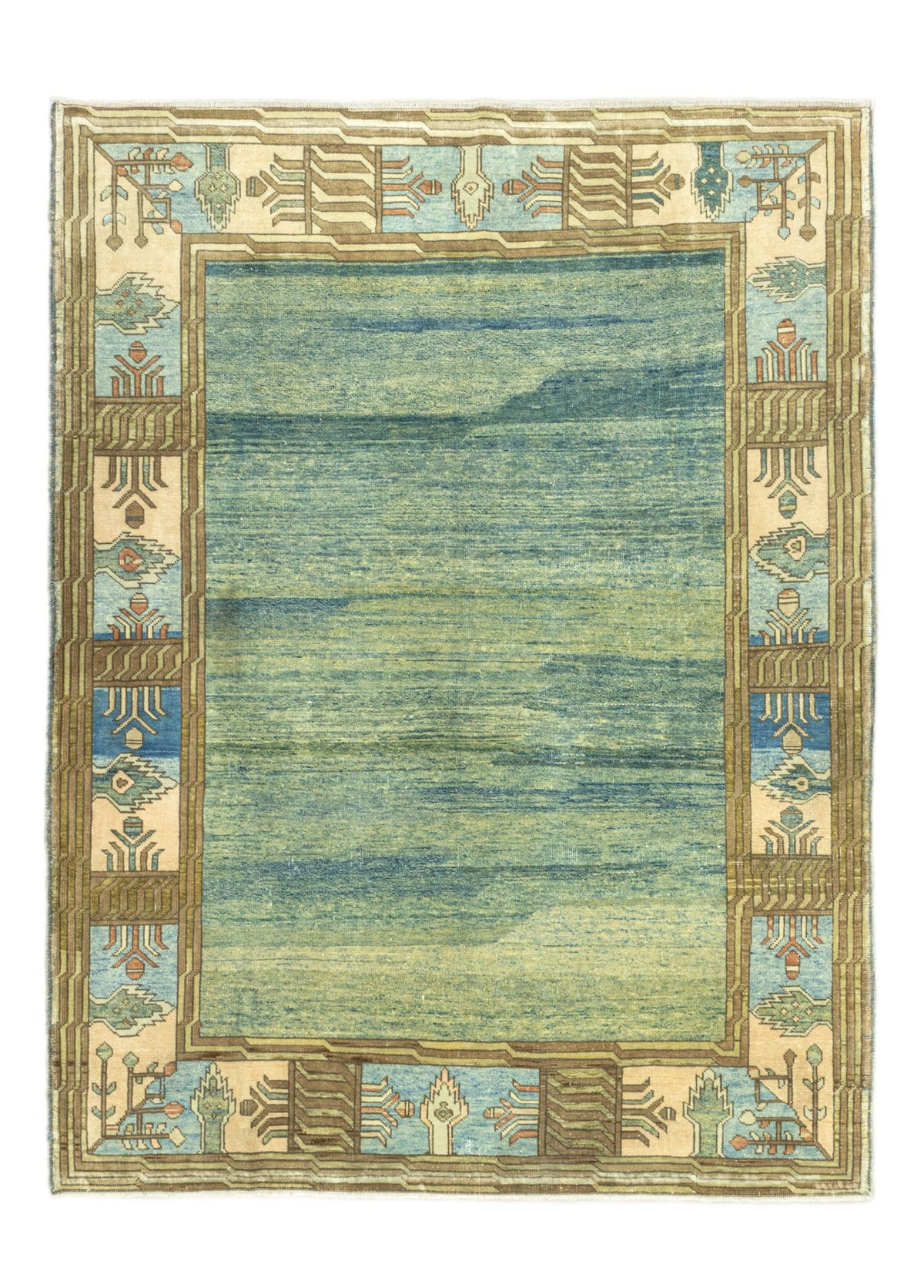 Soho Antiq-Asem Pastel Renkli El Dokuma Halı 190x237 Cm-Halı-1-roqelvaxirum.shop