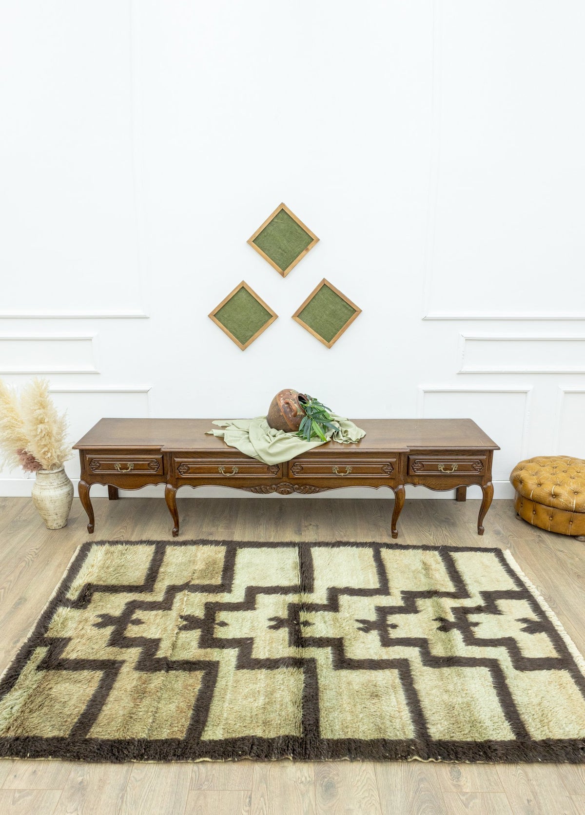 Soho Antiq-Ava Merdiven Desenli Tülü Halı 142 x 226 Cm-Halı-2-roqelvaxirum.shop