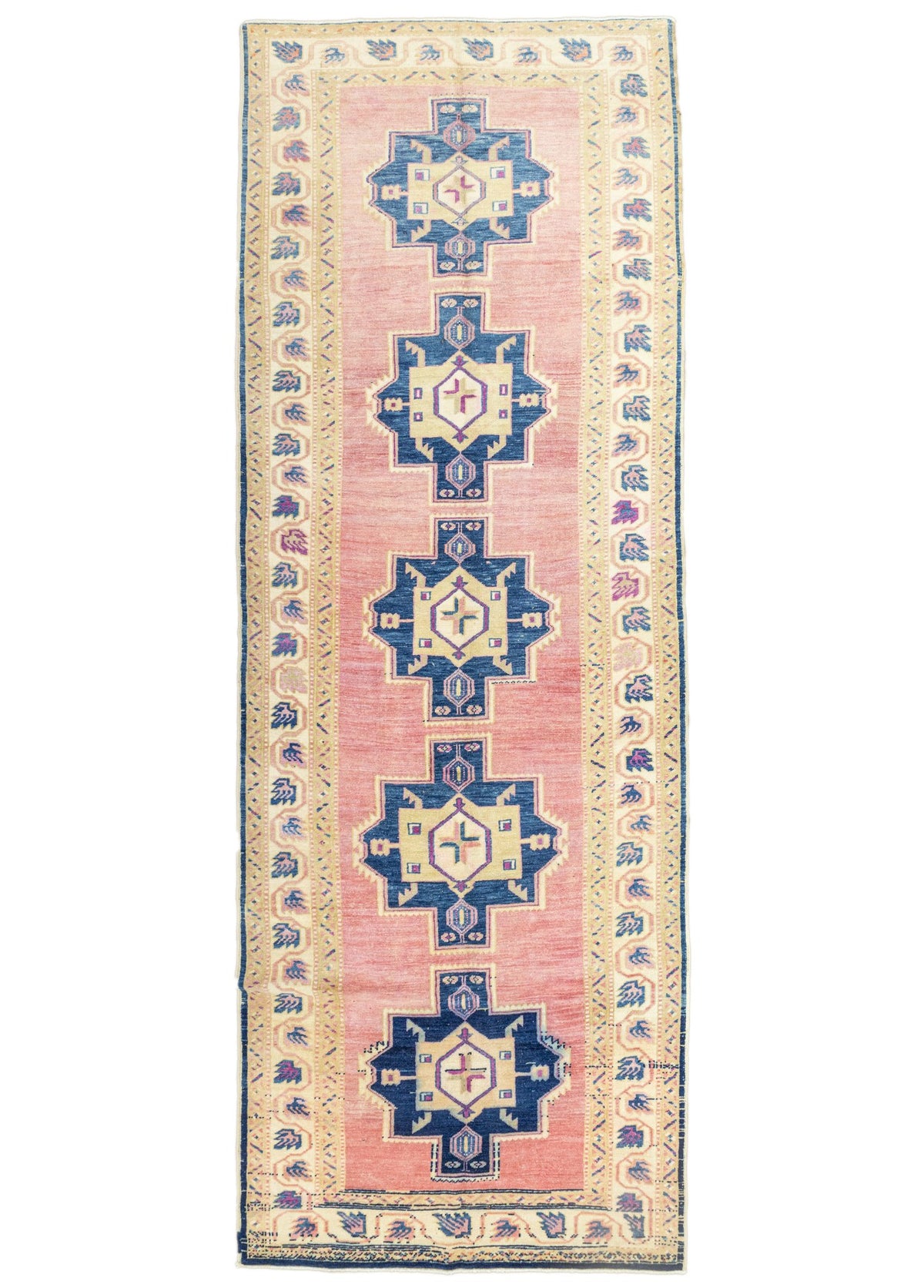 Soho Antiq-Avşar Rustik Desenli El Dokuma Halı 132x381 Cm-Halı-1-roqelvaxirum.shop