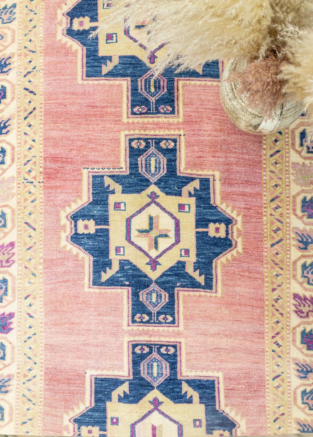 Soho Antiq-Avşar Rustik Desenli El Dokuma Halı 132x381 Cm-Halı-3-roqelvaxirum.shop